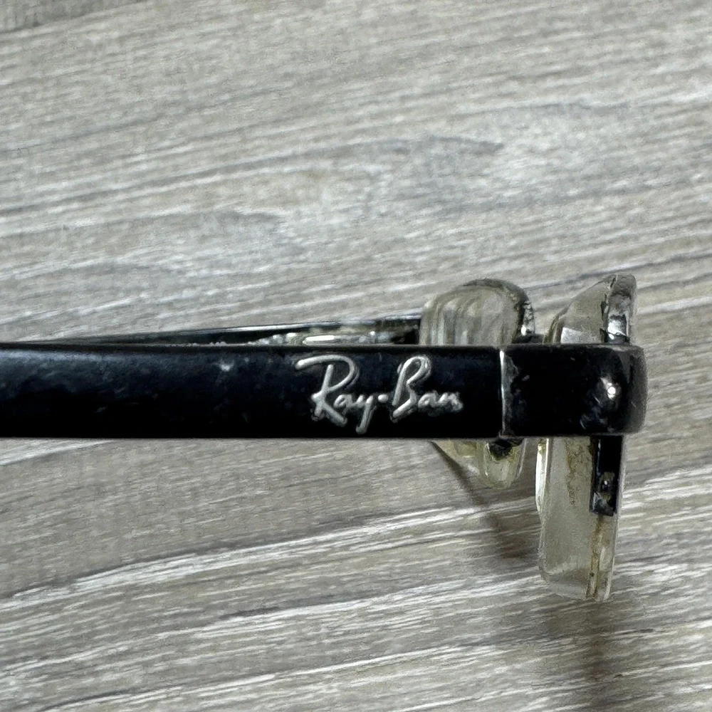 Ray-Ban RB 8588 Titanium Eyeglass‎ Frames 52-18-140 Semi Rimless Black